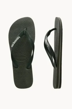 Mens Top Rubber Logo Thong|Havaianas