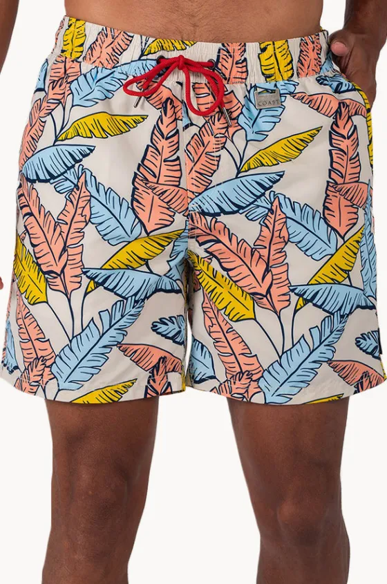 Mens Tropical Leaf Boardshort|Coast Outlet