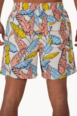 Mens Tropical Leaf Boardshort|Coast Outlet