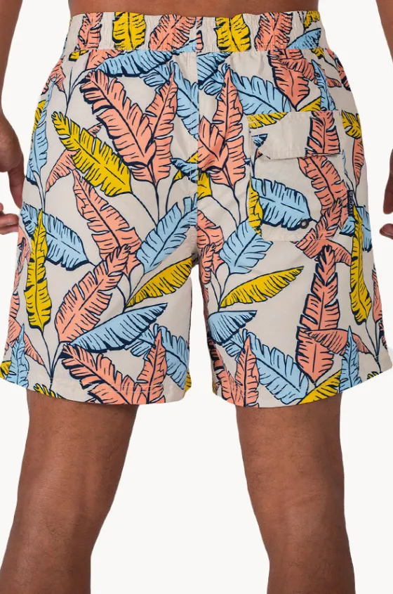 Mens Tropical Leaf Boardshort|Coast Outlet
