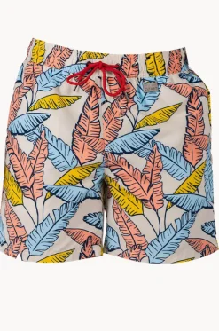 Mens Tropical Leaf Boardshort|Coast Outlet