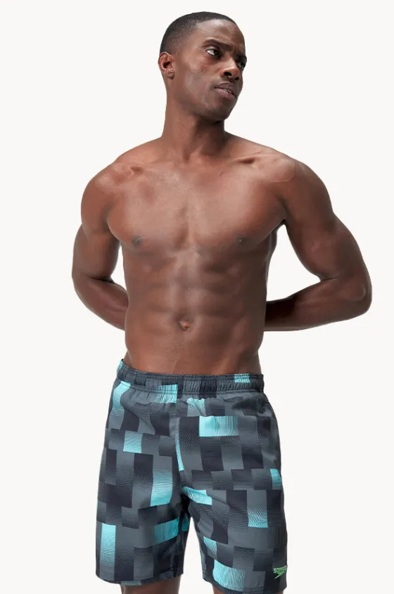 Mens Xpress Lite Allover 18" Watershort|Speedo Hot