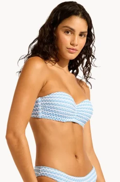 Mesh Effect Bustier Bandeau|Seafolly Best