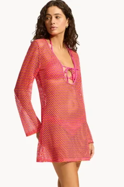 Mesh Effect Cover Up|Seafolly Online