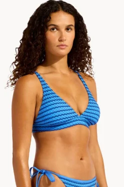Mesh Effect Multi Fit Longline Tri|Seafolly Clearance