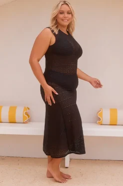 Mesh Maxi Dress|Capriosca Discount