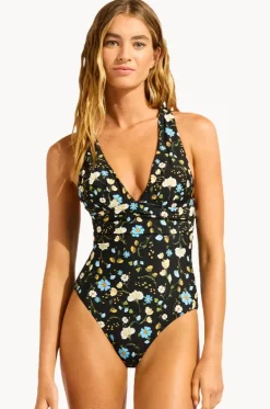 Modern Romance Cross Back One Piece|Seafolly Clearance