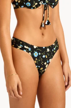 Modern Romance High Leg Ruched Side Pant|Seafolly Clearance