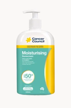 Moisturising Sunscreen 50+ 500ml|Cancer Council Australia