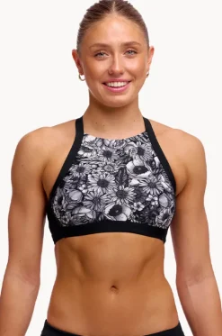 Nights Rose Hi Light Swim Top|Funkita Outlet