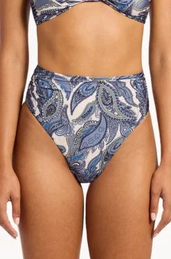 Oasis Paisley Hi Waist Hi Leg Pant|Jets Hot