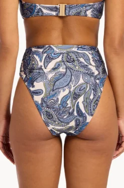 Oasis Paisley Hi Waist Hi Leg Pant|Jets Hot