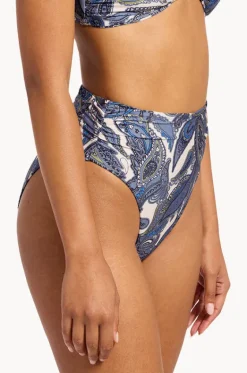 Oasis Paisley Hi Waist Hi Leg Pant|Jets Hot