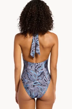 Oasis Paisley Plunge One Piece|Jets Online