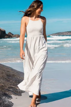 Pacific Dreams Embroidered Dress|Rip Curl Hot