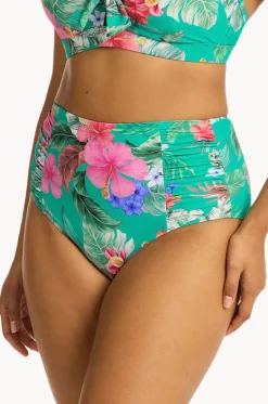 Pacifico Gathered High Waist Pant|Sea Level Sale