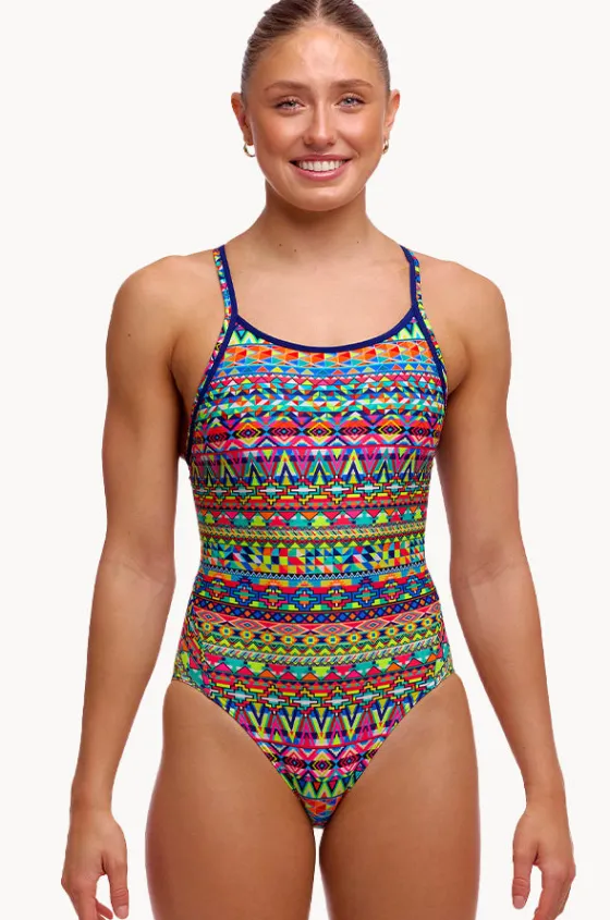 Packed Up Diamond Back One Piece|Funkita Clearance
