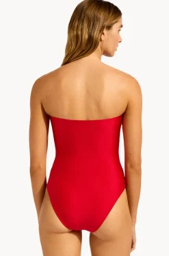 Palermo Ring Front Bandeau One Piece|Seafolly