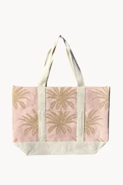 Palm Canvas Bag|Cherry Red Sale