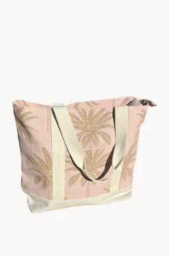 Palm Canvas Bag|Cherry Red Sale