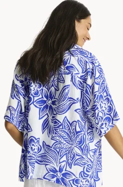 Palmera Resort Bowling Shirt|Sea Level Sale