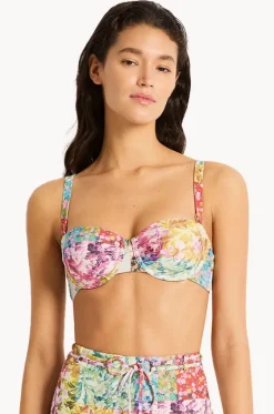 Pandora Gathered Balconette Bra|Monte u0026 Lou Discount
