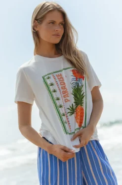 Paradise Beach Ellia Crew Tee|Betty Basics Sale