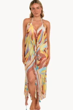 Paradise Found Maxi Halter Dress|Pool To Party Sale