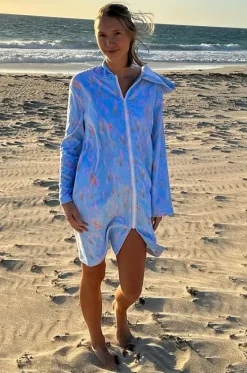 Pastel Breeze Hooded Towel Robe L/XL|Back Beach Co Clearance