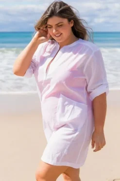 Plain Cotton Overshirt|Capriosca New