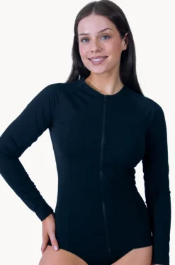 Plain Long Sleeve Suntop|Base Swim Discount