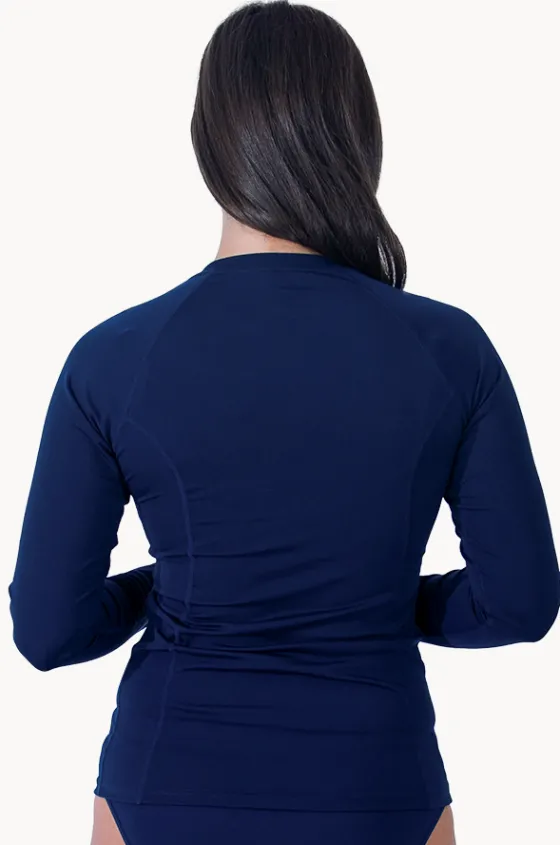 Plain Long Sleeve Suntop|Base Swim Outlet