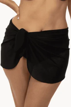 Plain Mesh Short Sarong|Capriosca Sale