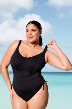 Plain Sailing H Cup Adjustable Side One Piece|Elomi Swimwear Best