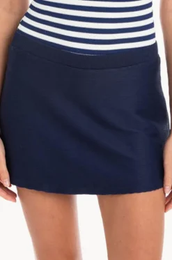 Plain Textured Swim Skirt|Togs Swimwear