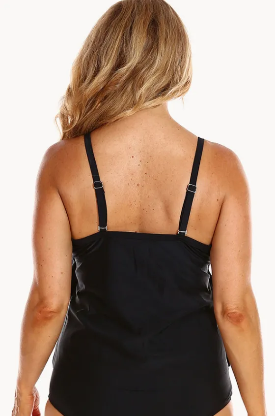 Plain Tiered Frill Tankini Separate|Capriosca New