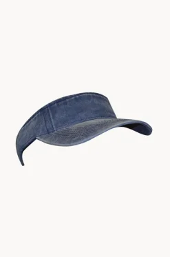 Plain Washed Visor|Cherry Red Best