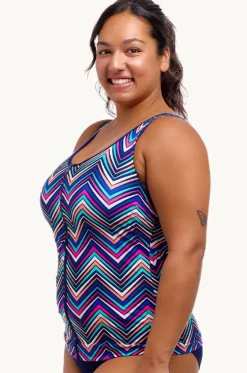 Point Out DD/E Cup Zip Front Tankini Separate|Funkita Best