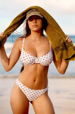 Polka Dot FF/G Cup Balconette Bra|Raq Apparel Clearance