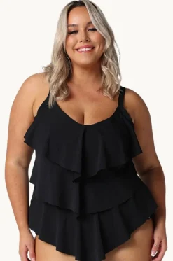 Pool Tiered Frill Tankini Separate|Capriosca Online