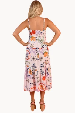 Positano Picnic Ellie Midi Dress|Go Girl Discount