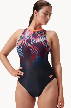 Printed Hydrasuit One Piece|Speedo New