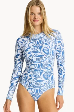 Reef Long Sleeve Sunsuit|Sea Level Best