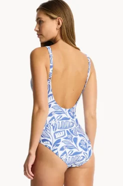 Reef Scoop Back Panel Line One Piece|Sea Level Hot