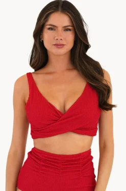 Retro Deco DD/E Cup Wrap Front Bra|Moontide Best