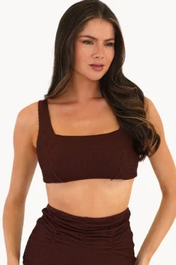 Retro Deco F/F Cup Square Neck Bra|Moontide New