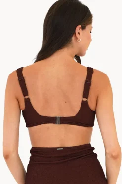 Retro Deco F/F Cup Square Neck Bra|Moontide New