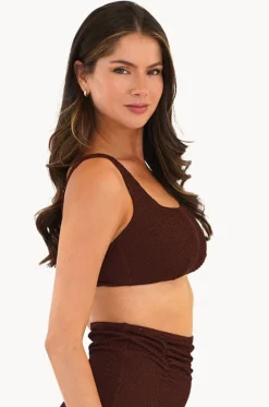 Retro Deco F/F Cup Square Neck Bra|Moontide New