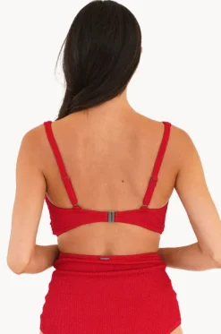 Retro Deco F/G Cup Wrap Front Bra|Moontide Clearance