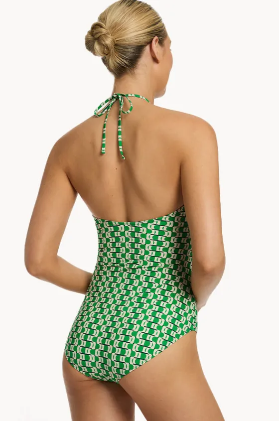 Rio Halter Trim One Piece|Jets New